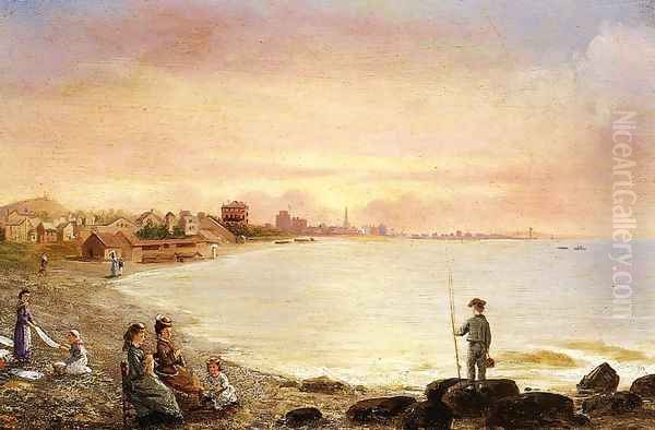 Sunrise at Saint Malo Oil Painting - Conrad Wise Chapman