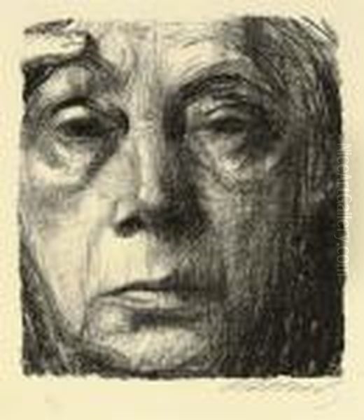 Self-portrait by Kathe Kollwitz