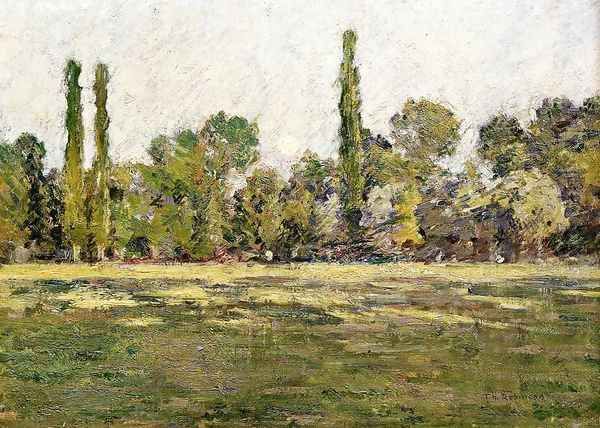 Moonrise Oil Painting - Theodore Robinson