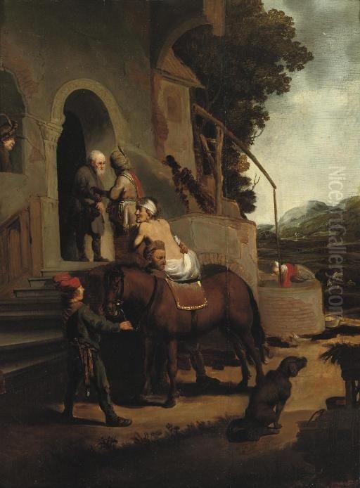 The Good Samaritan Oil Painting - Rembrandt Van Rijn