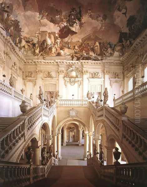 View of the stairwell by Giovanni Battista Tiepolo