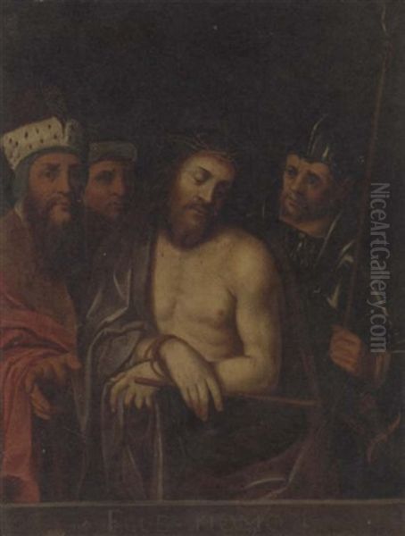 Ecce Homo Oil Painting - Ambrosius Francken the Younger