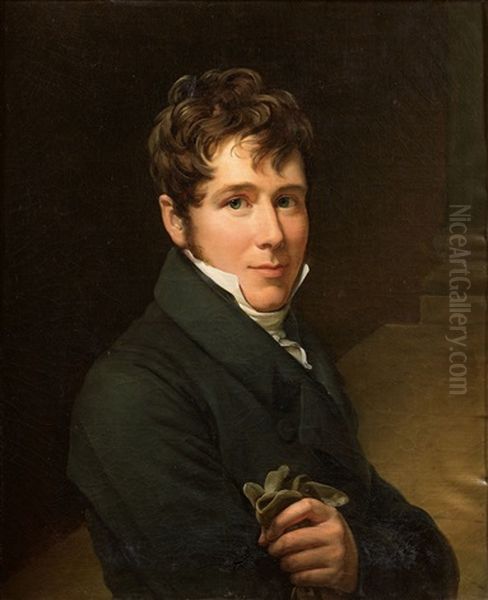 Portrait De Charles- Just- Francois Victurnien, 4e Prince De Beauvau (1793-1864) Oil Painting - Francois Pascal Simon Gerard