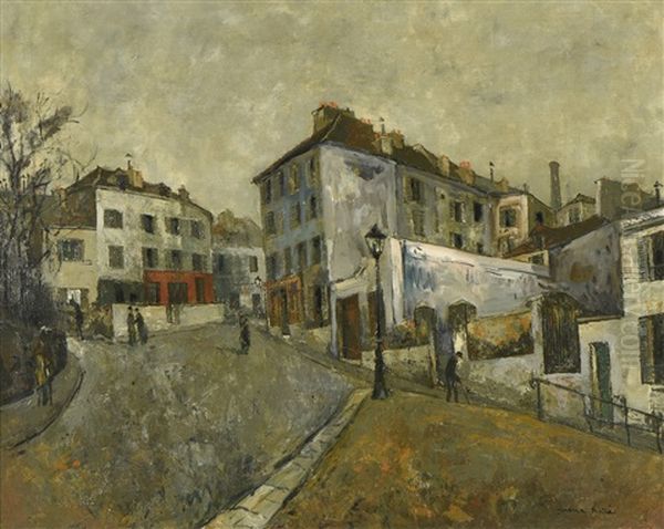 Montmartre Oil Painting - Pierre Hode