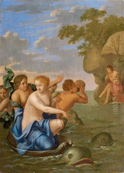 Amphitrite Oil Painting - Gerard Hoet the Elder