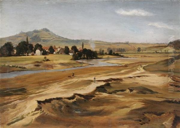 Dohnitz Bei Karlsbad Oil Painting - Edmund Kanoldt