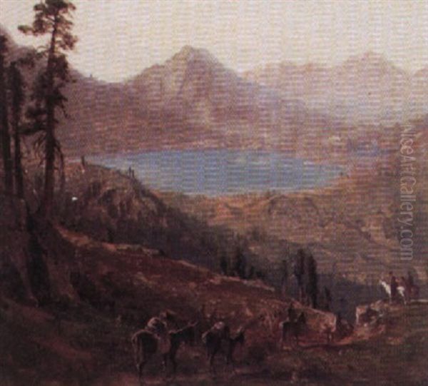 Donner Lake Oil Painting - William Keith