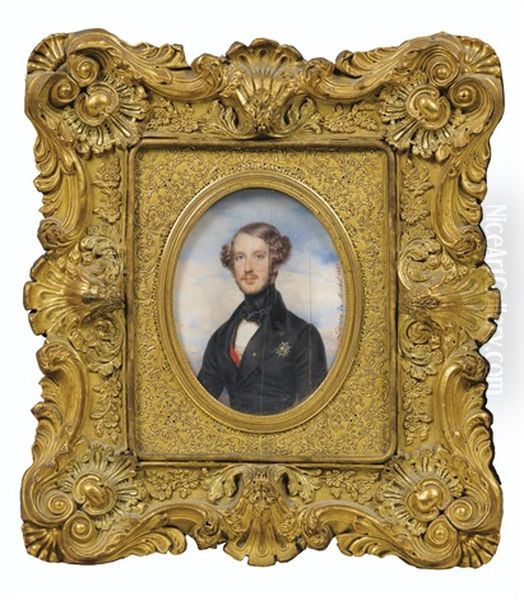 Ferdinand, Duc D'orleans (1810-1842) Oil Painting - Aimee Zoe Lizinka de Mirbel