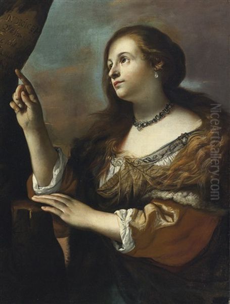 Erminia, Princess Of Antioch Oil Painting - Mattia Preti