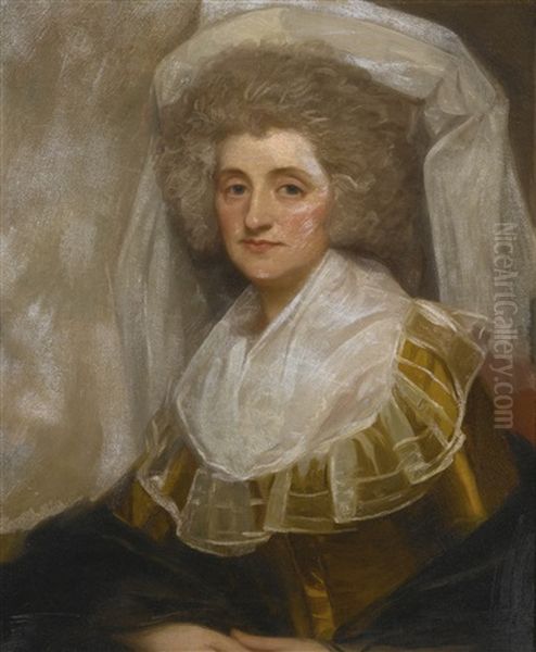 Portrait Of Mrs. Francis Ingram by George Romney