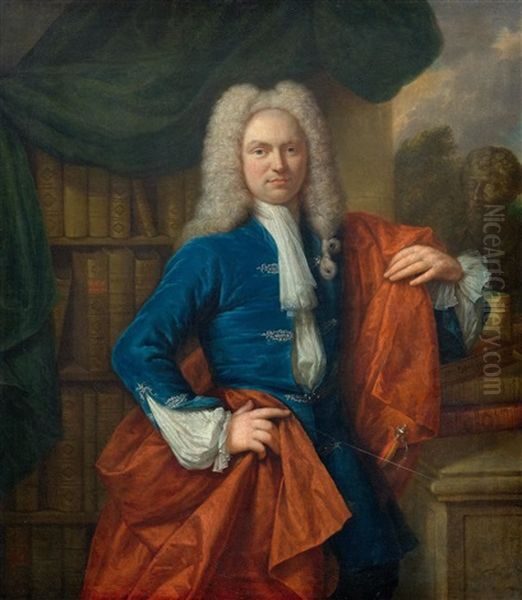 Portrait Of Thomas Schwencke Oil Painting - Mattheus Verheyden