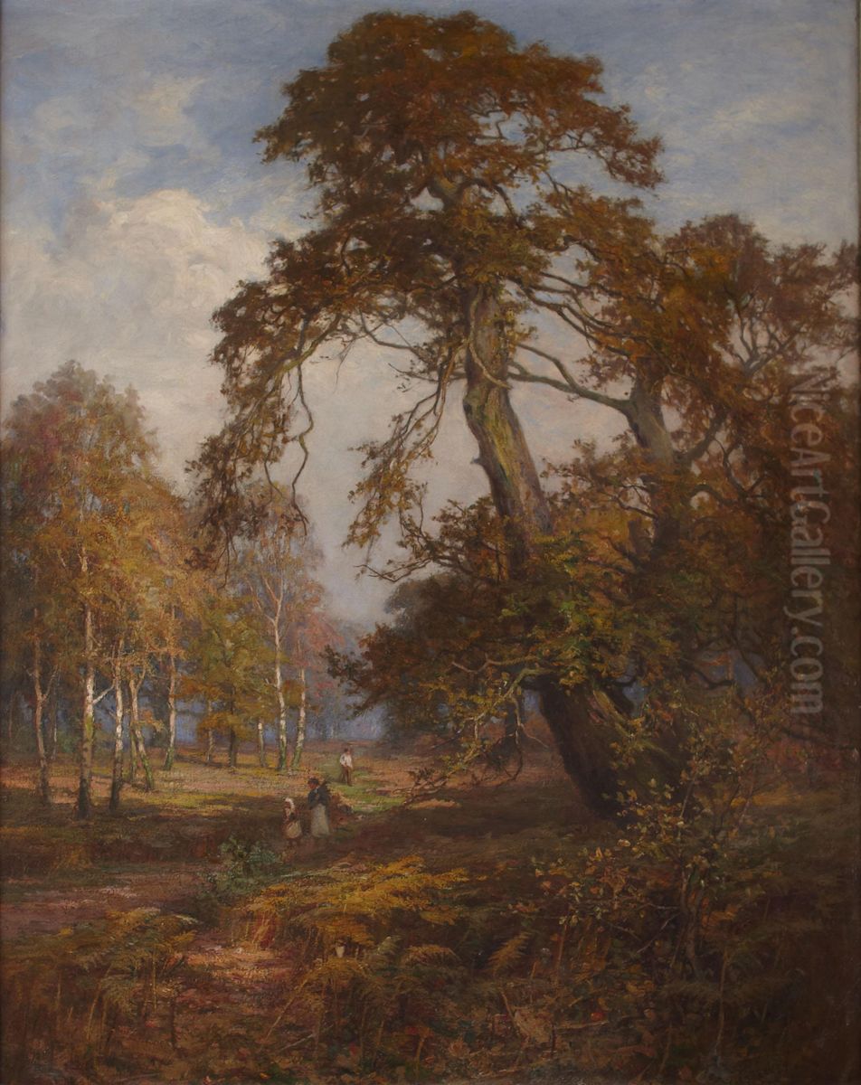 In Sherwood Forest Oil Painting - William Greaves