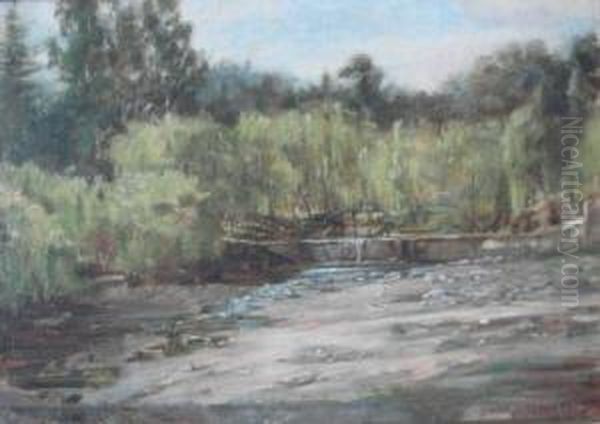 Arroyo San Francisco Oil Painting - Jose Miguel Palleja