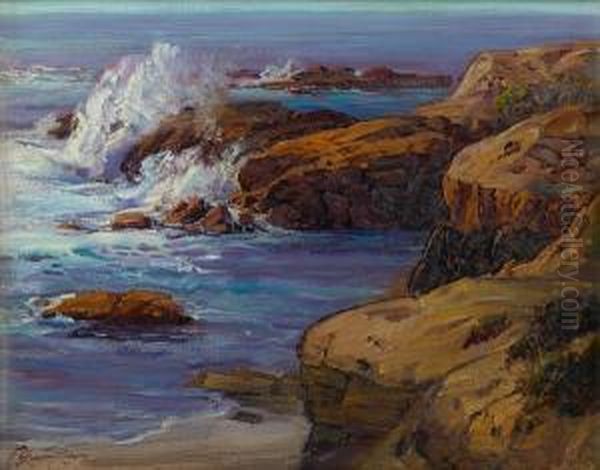 Rugged Shore Oil Painting - Fred Grayson Sayre