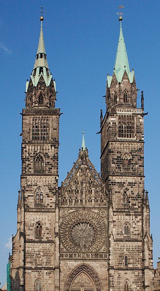 The St. Lorenz Church, built in the 13th and 14th centuries