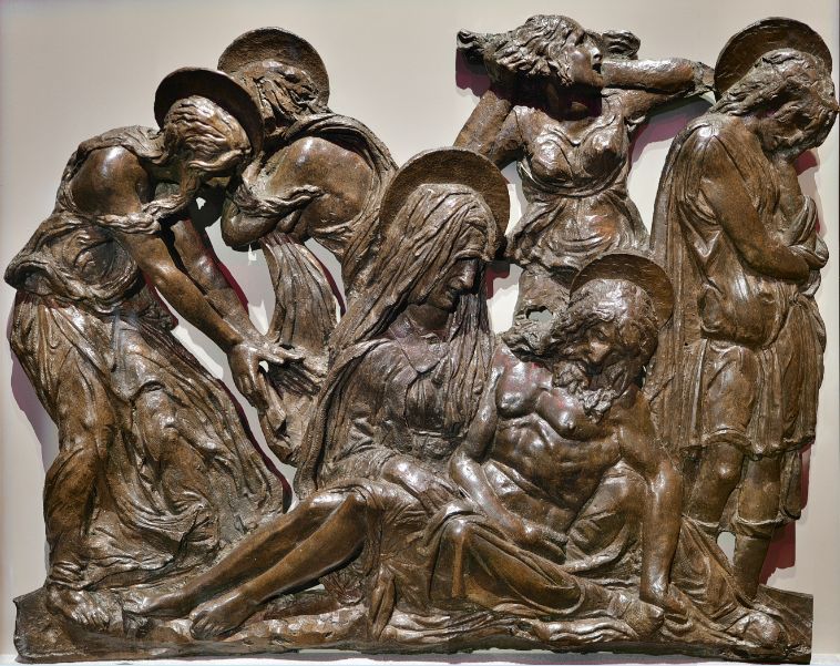 Donatello, "The Lamentation of Christ," 1455-1460,