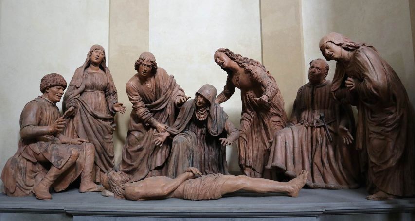 Lamentation over the Dead Christ by Guido Mazzoni