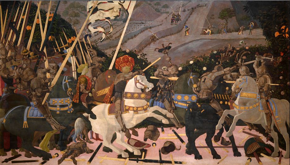 The Battle of San Romano by Paolo Uccello