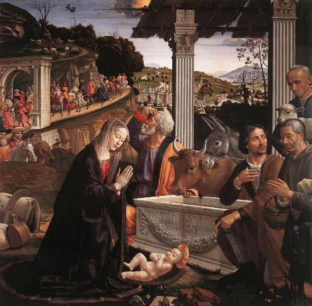 Adoration of the Shepherds by Domenico Ghirlandaio