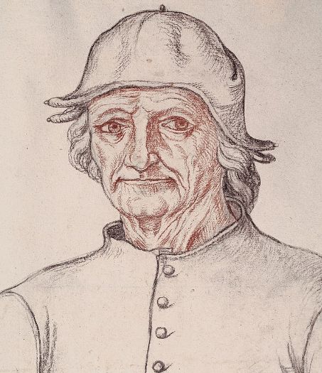 Portrait of Hieronymus Bosch from the Recueil d'Arras