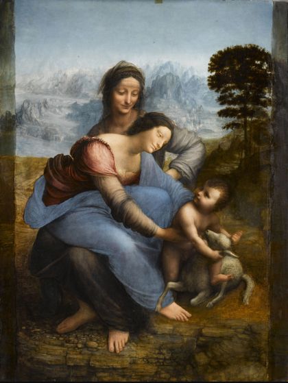 Leonardo da Vinci, The Virgin and Child with Saint Anne (1508-1510)