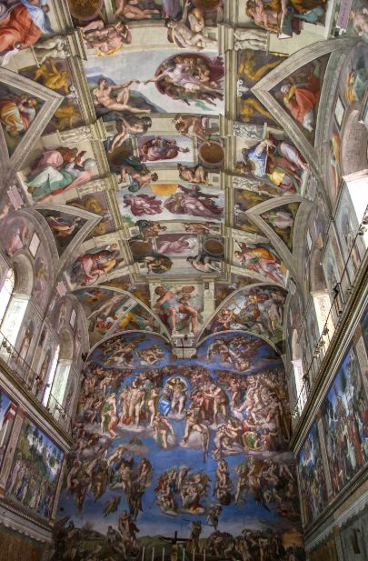 Overall View of the Sistine Chapel Ceiling