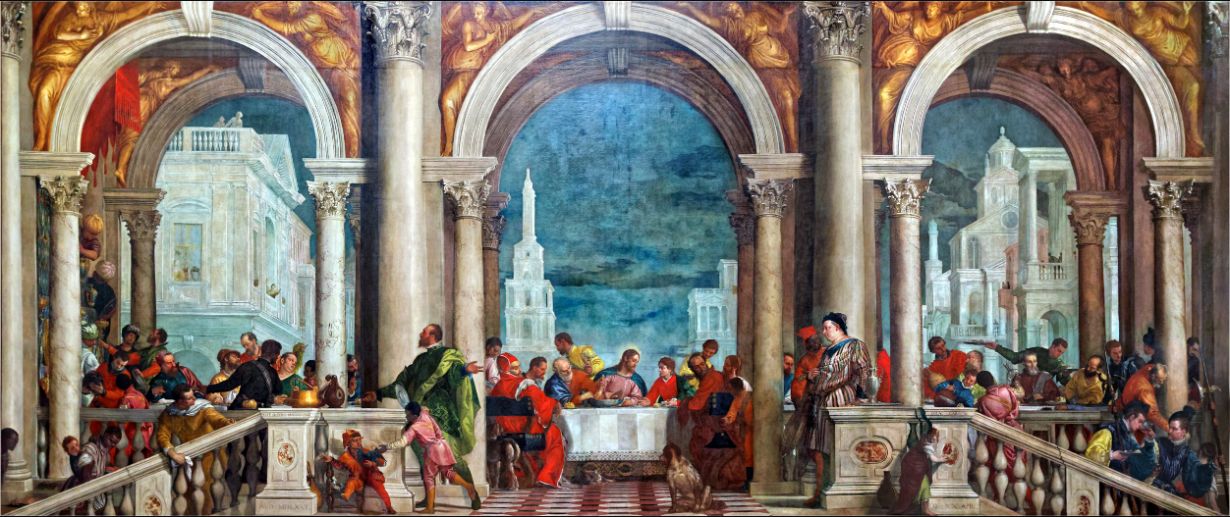 The Feast in the House of Levi by Veronese 