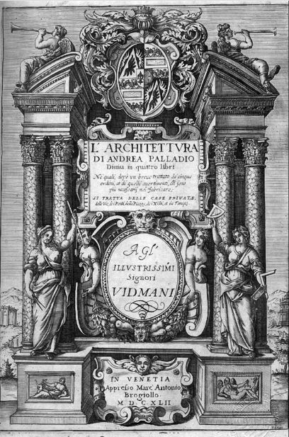 Front page of Palladio's "The Four Books of Architecture"