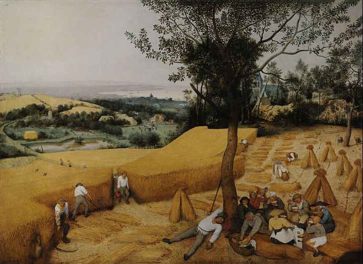 The Harvesters by Bruegel