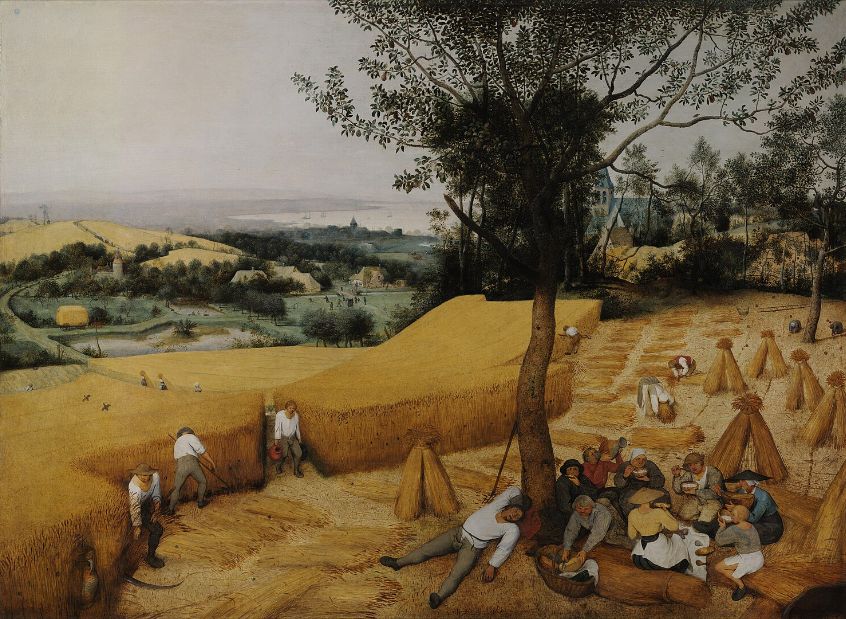 The Harvesters by Pieter Bruegel the Elder. 1565.