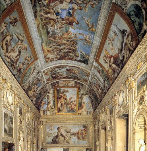 Annibale Carracci's frescoes in the Palazzo Farnese