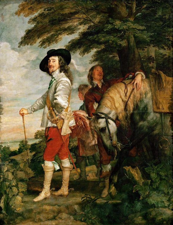 Charles I at the Hunt, Anthony van Dyck, c. 1635