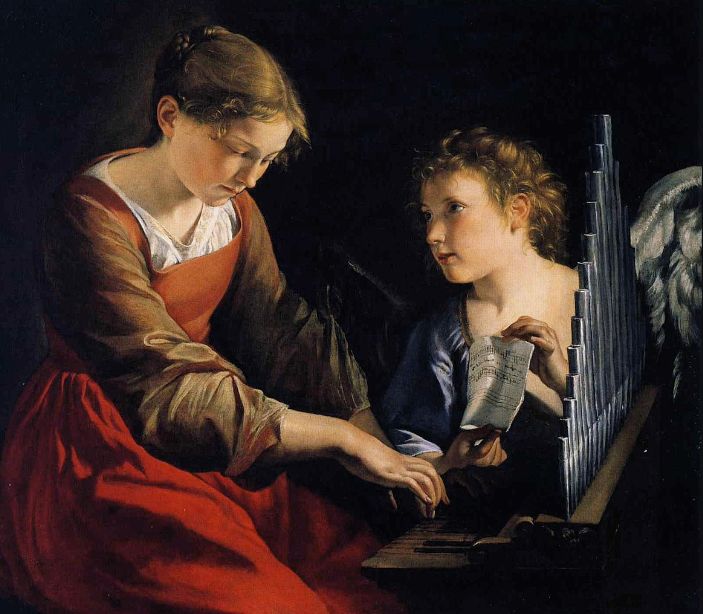 Saint Cecilia, Orazio Gentileschi