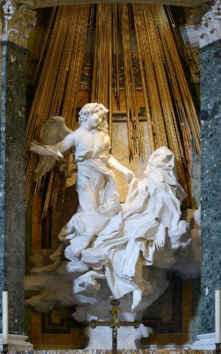 Ecstasy of Saint Teresa, Gian Lorenzo Bernini,  1647–1652