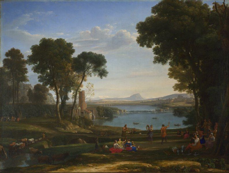 Landscape with the Marriage of Isaac and Rebecca by Claude Lorrain 