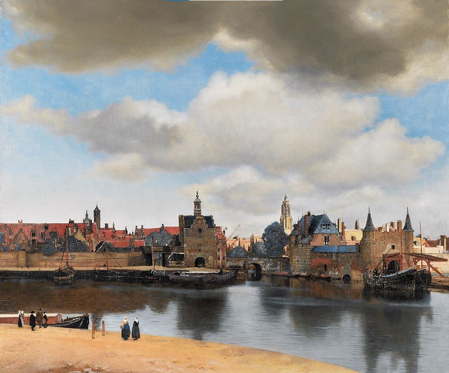 View of Delft by Johannes Vermeer, c. 1660–1661