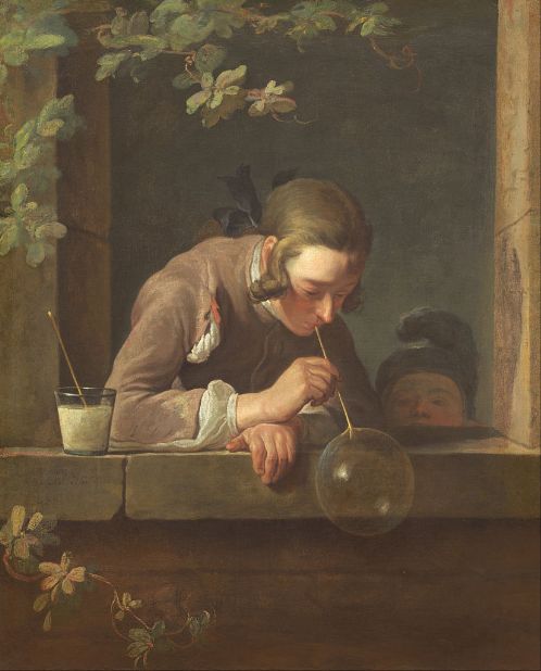 Soap Bubbles by Jean Siméon Chardin