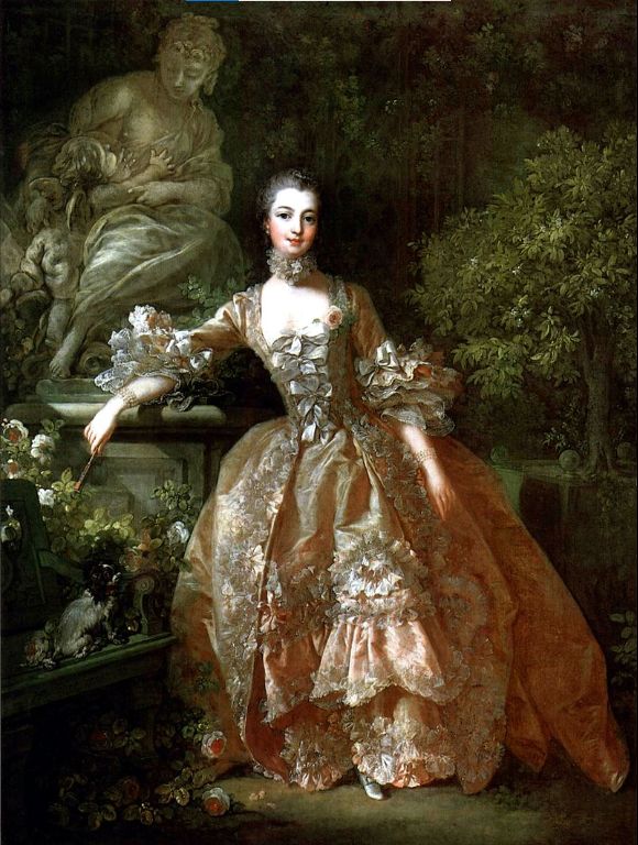 Portrait of Madame de Pompadour by 	François Boucher