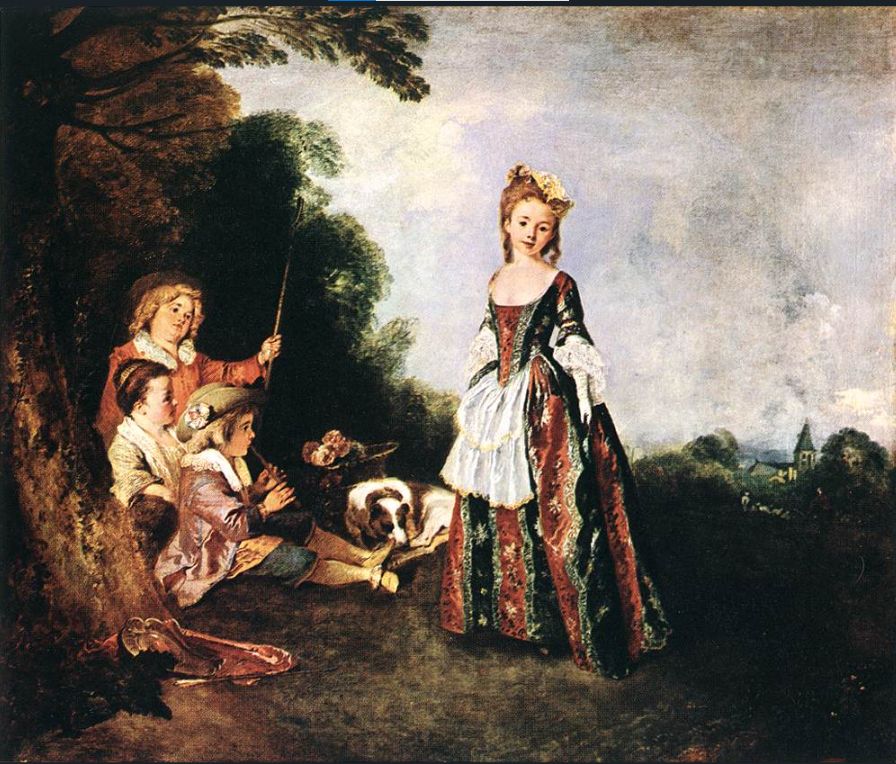 The Dance by Antoine Watteau