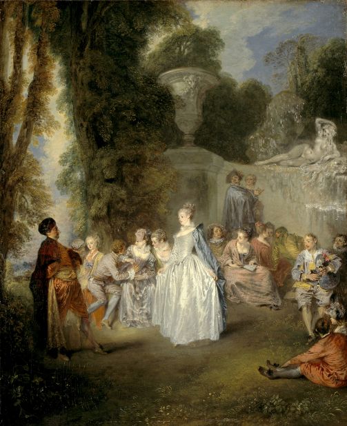 Venetian Pleasures by Antoine Watteau