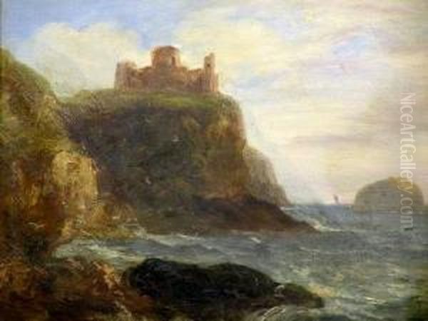 Tantallon Castle And Bass Rock by John Knighton Thomson