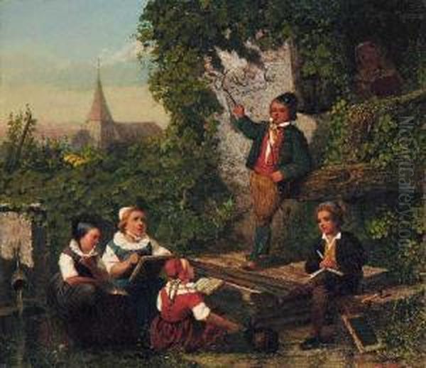 Die Schulstunde by Louis Toussaint