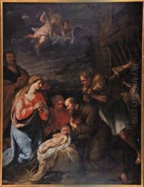 L'adoration Des Bergers by Jan Van Duyts