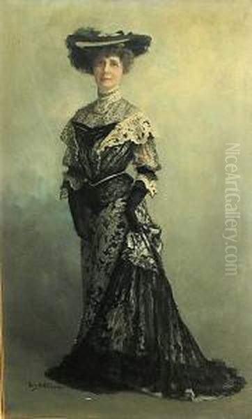 A Portrait Of A Lady In Black by Mary Belle Williams