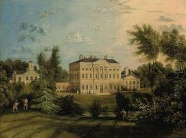 A View Of Howick Hall, Northumberland by Tobias Young