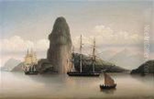 Shipping Off Rio De Janeiro by George Mounsey Wheatley Atkinson