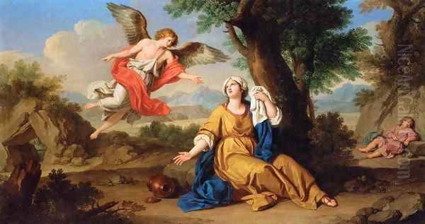 Hagar and the Angel by Giuseppe Bottani