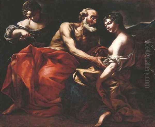 Lot and his Daughters by Giovan Battista Beinaschi