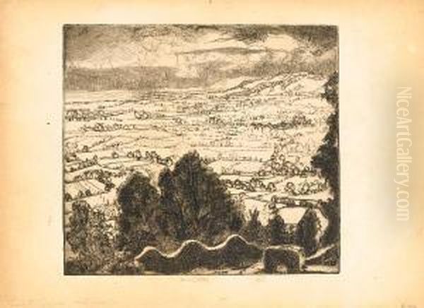 Landscape Etchings by John Copley