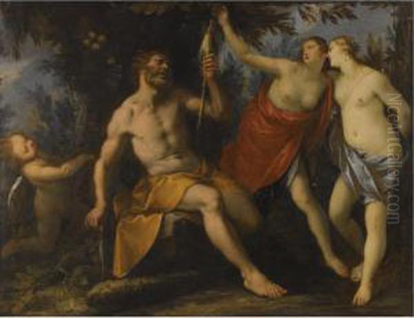 Hercules And Omphale by Stefano Danedi